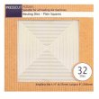 Presscut™ Metal Nesting Die Set - Plain Squares  (1/4" - 8") - 32 PCS