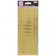 Anita's® Outline Stickers - Regular Best Wishes, Gold