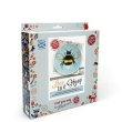The Crafty Kit Company® Bee in a Hoop Needle Felting Craft Kit