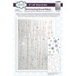 Creative Expressions® 6" x 8" Companion Colouring Stencil Set (2 pcs) - Shimmering Snowflakes
