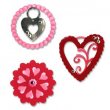 Sizzix® Medium Sizzlits® Die Pack - Valentine Embellishments Set by Scrappy Cat™