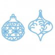 Marianne D® Creatables Die Set 2pk - Christmas Ornaments, Bauble & Teardrop