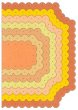 Cheery Lynn Designs® Die - Scalloped Coved Rectangle Mega Doily by Reflections Boutique™