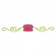 Sizzix Sizzlits® Decorative Strip Die - Flower Burst w/Ribbons by BasicGrey