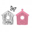 Marianne D® Collectables Die (w/Stamps) - Birdhouse w/Butterfly & Home