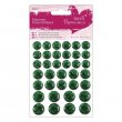 Papermania® Essentials - Shimmer Dome Stickers, Large (36pcs) - Green