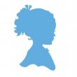 Marianne D® Creatables Die - Cameo Silhouette, Girl w/Ponytail