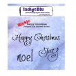 IndigoBlu™ A7 Rubber Stamp - Happy Christmas DINKIE