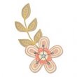 Sizzix Thinlits Die Set 5PK - Intricate Garden Flowers by Debi Potter
