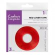Crafter's Companion Red Liner Double Sided Tape - 3mm (10mtrs)