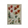 Craft UK Ltd® A4 Die Cut Toppers Sheet - Poinsettia & Winter Rose