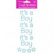 Eleganza® Craft Gem Stickers - It's A Boy