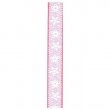 Spiral Safisa Ribbon Reel - Pink w/Flowers 25mm x 2m