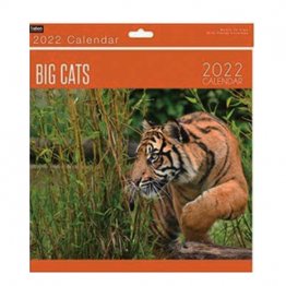 Tallon© 2022 'Month-to-View' Wall Calendar - Big Cats