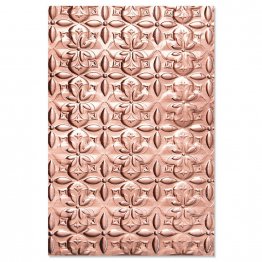 Sizzix® 3-D Textured Impressions™ Embossing Folder - Adorned Tile by Jen Long®