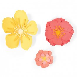 Sizzix® Thinlits™ Die Set 7PK - Floral Blossom by Jen Long®