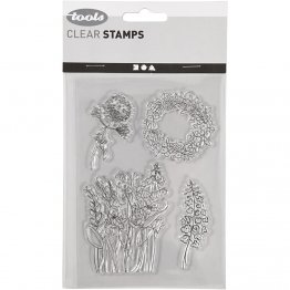 Creativ Company® Clear Stamp Set - Cottage Garden