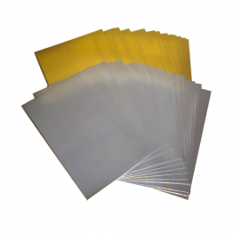 A4 Silver Mirri Card - 5 Sheets
