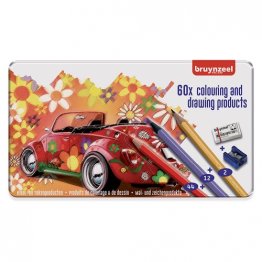 Bruynzeel® Colouring Pencil & Drawing 60 pc Set