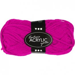 Creativ Company® Fantasia Acrylic Yarn, 50g - Fuchsia