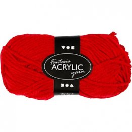 Creativ Company® Fantasia Acrylic Yarn, 50g - Red