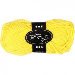 Creativ Company® Fantasia Acrylic Yarn, 50g - Yellow