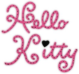 Sizzix® Bigz™ Die - Phrase, hello Kitty® w/Heart by Sanrio