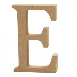 Creativ Company® MDF Wooden Symbol - Letter E