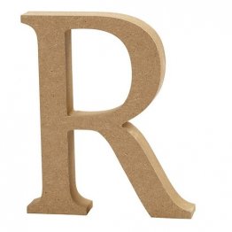 Creativ Company® MDF Wooden Symbol - Letter R