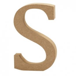 Creativ Company® MDF Wooden Symbol - Letter S