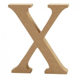 Creativ Company® MDF Wooden Symbol - Letter X