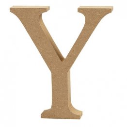 Creativ Company® MDF Wooden Symbol - Letter Y