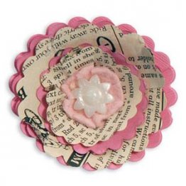Sizzix Bigz Die - Flower, 3-D Wrapped By Eileen Hull