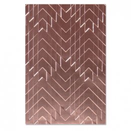 Sizzix® 3-D Textured Impressions™ Embossing Folder - Staggered Chevrons by Georgie Evans®
