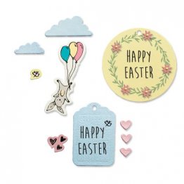 Sizzix™ Framelits™ Die Set 9PK w/Stamps - Easter Fun by Lisa Jones®