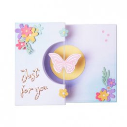 Sizzix® Thinlits™ Die Set 14PK - Butterfly Spinner Card by Georgie Evans®