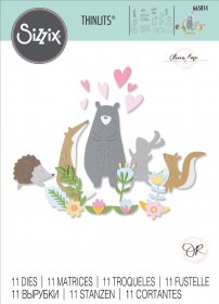 Sizzix® Thinlits™ Die Set 11PK - Quirky Animals by Olivia Rose®