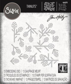 Sizzix® Thinlits™ Die Set 13PK - Pine Patterns by Tim Holtz®