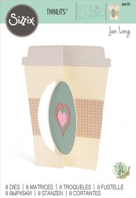 Sizzix® Thinlits™ Die Set 8PK - Card Café by Jen Long®