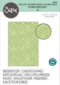 Sizzix® Multi-Level Textured Impressions™ Embossing Folder - Palm Repeat by Lisa Jones®