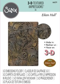 Sizzix® 3-D Textured Impressions™ Embossing Folder - Keys by Eileen Hull®