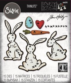 Sizzix® Thinlits™ Die Set 15PK - Bunny Stitch by Tim Holtz®