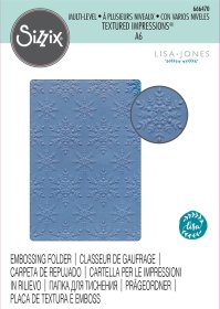 Sizzix® Multi-Level Textured Impressions™ Embossing Folder - Snowflake Sparkle by Lisa Jones®