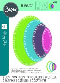 Sizzix® Fanciful Framelits™ Die Set (9pk) - Clare Classic, Ovals by Stacy Parks®
