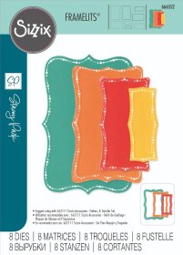 Sizzix® Fanciful Framelits™ Die Set (8pk) - Doris Dotted, Top Note by Stacy Parks®