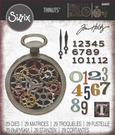 Sizzix® Thinlits™ Die Set 29PK - Vault Watch Gears by Tim Holtz®