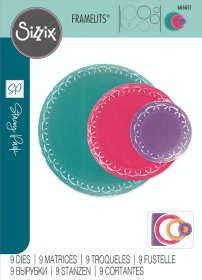 Sizzix® Fanciful Framelits™ Die Set (9pk) -  Alena Arched Circles by Stacey Park®