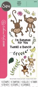Sizzix® Clear Stamp Set 15PK - Going Bananas by Catherine Pooler®