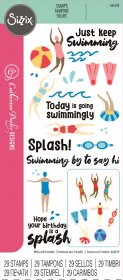Sizzix® Clear Stamp Set 29PK - Synchronized Swimmers by Catherine Pooler®