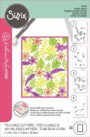 Sizzix® A6 Layered Stencils (4pk) - It's a Jungle Out There by Catherine Pooler®
